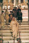 Sir Lawrence Alma-Tadema,OM.RA,RWS The Triumph of Titus by Lawrence Alma-Tadema Sweden oil painting artist